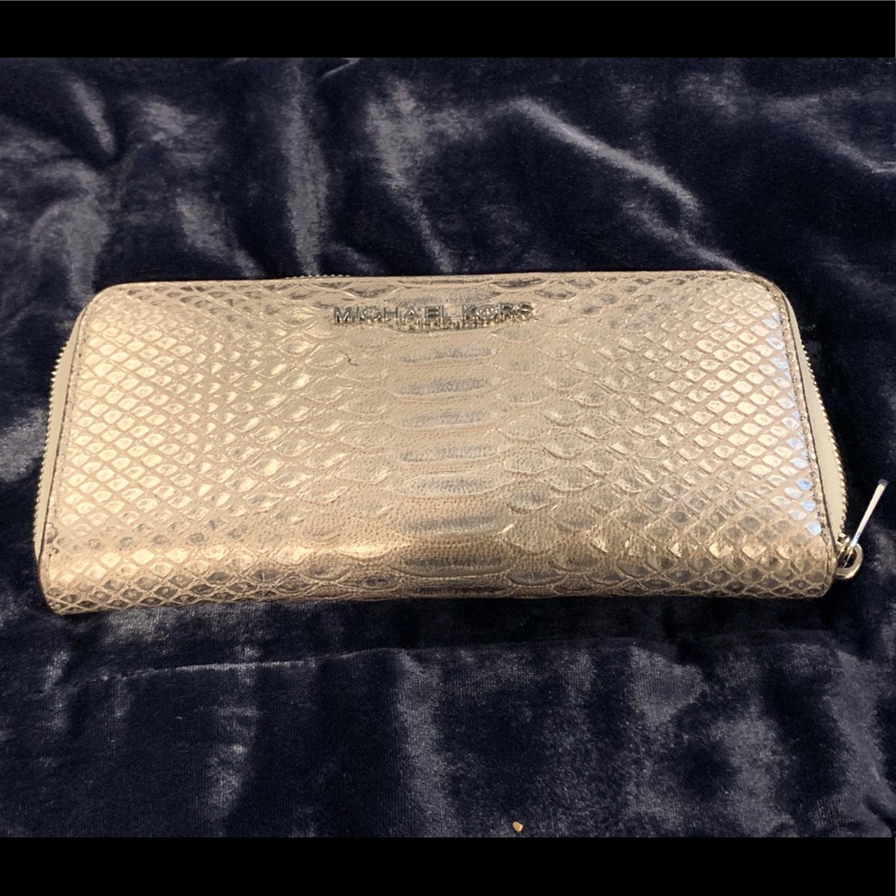Silver MK Wallet